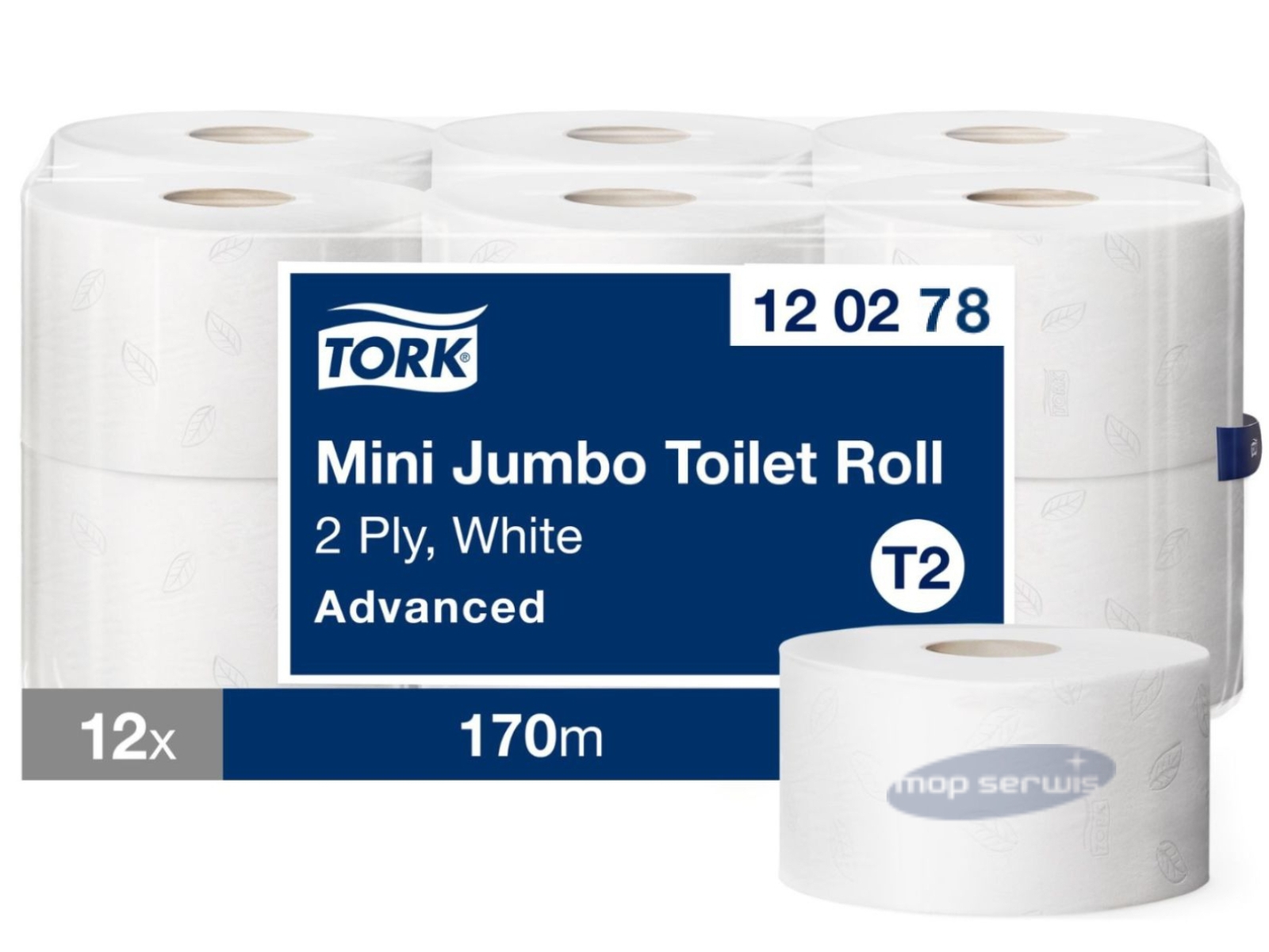 Papier toaletowy Tork 120278 Jumbo T2 Advanced x12